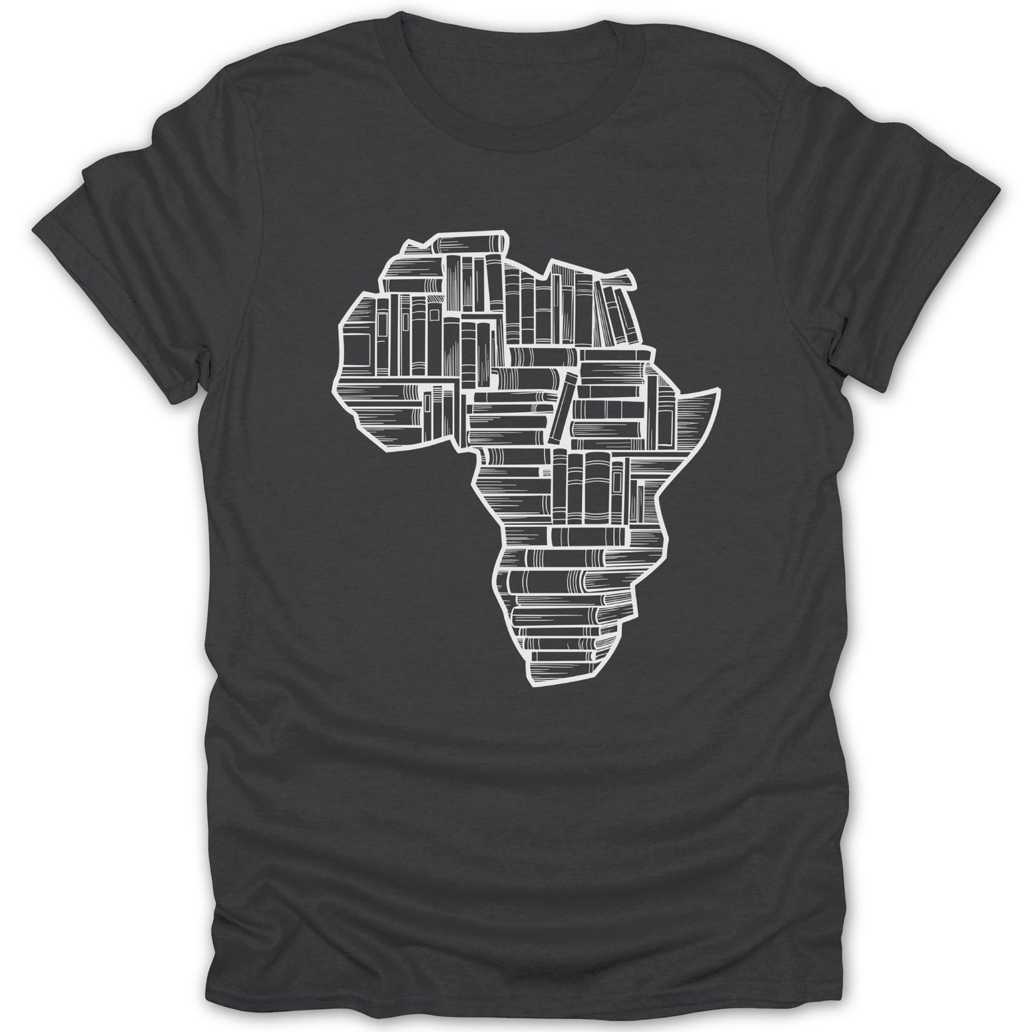 Africa Continent Bookshelf Graphic Design T-Shirt product type