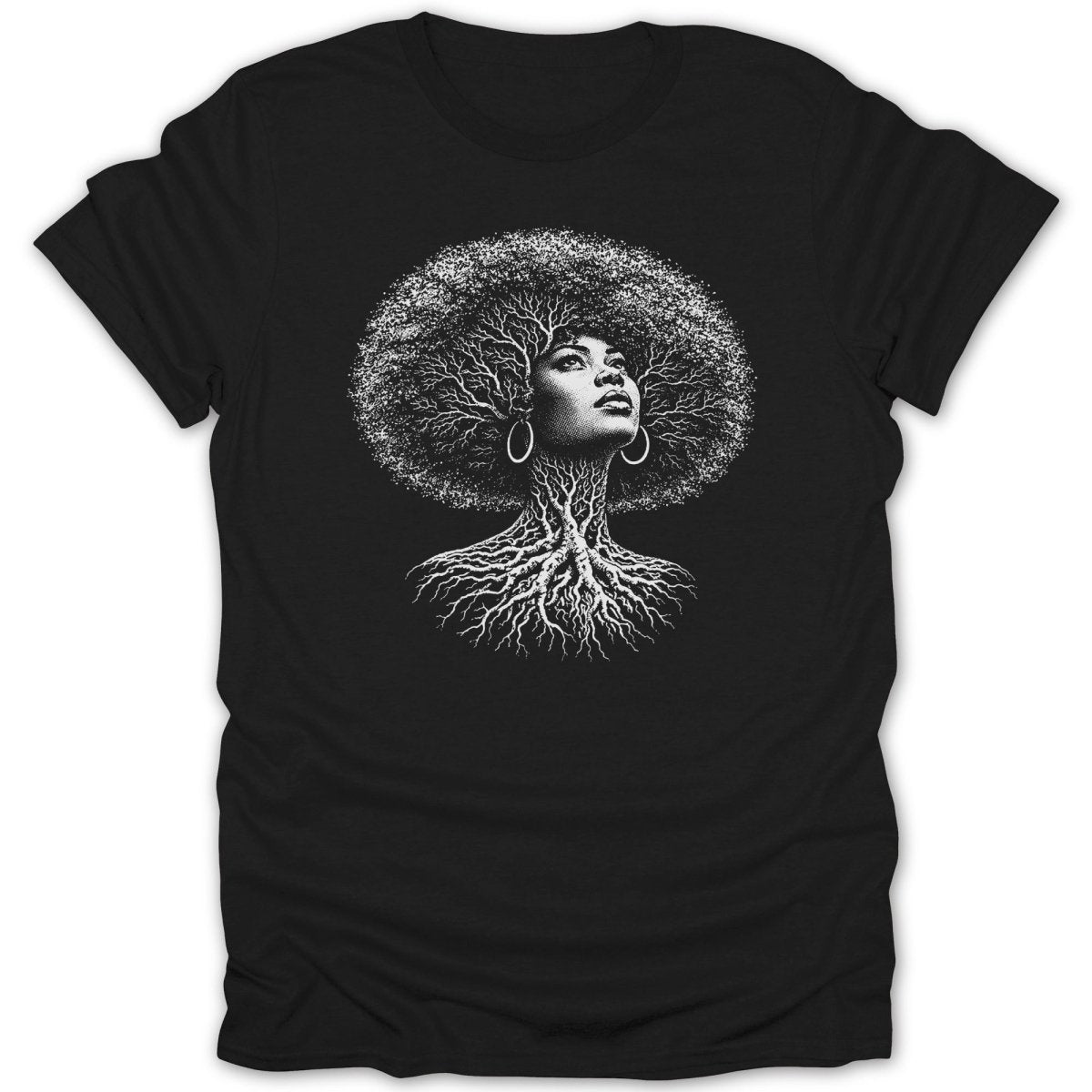 Afro Girl Roots Tee - Zion Threadz