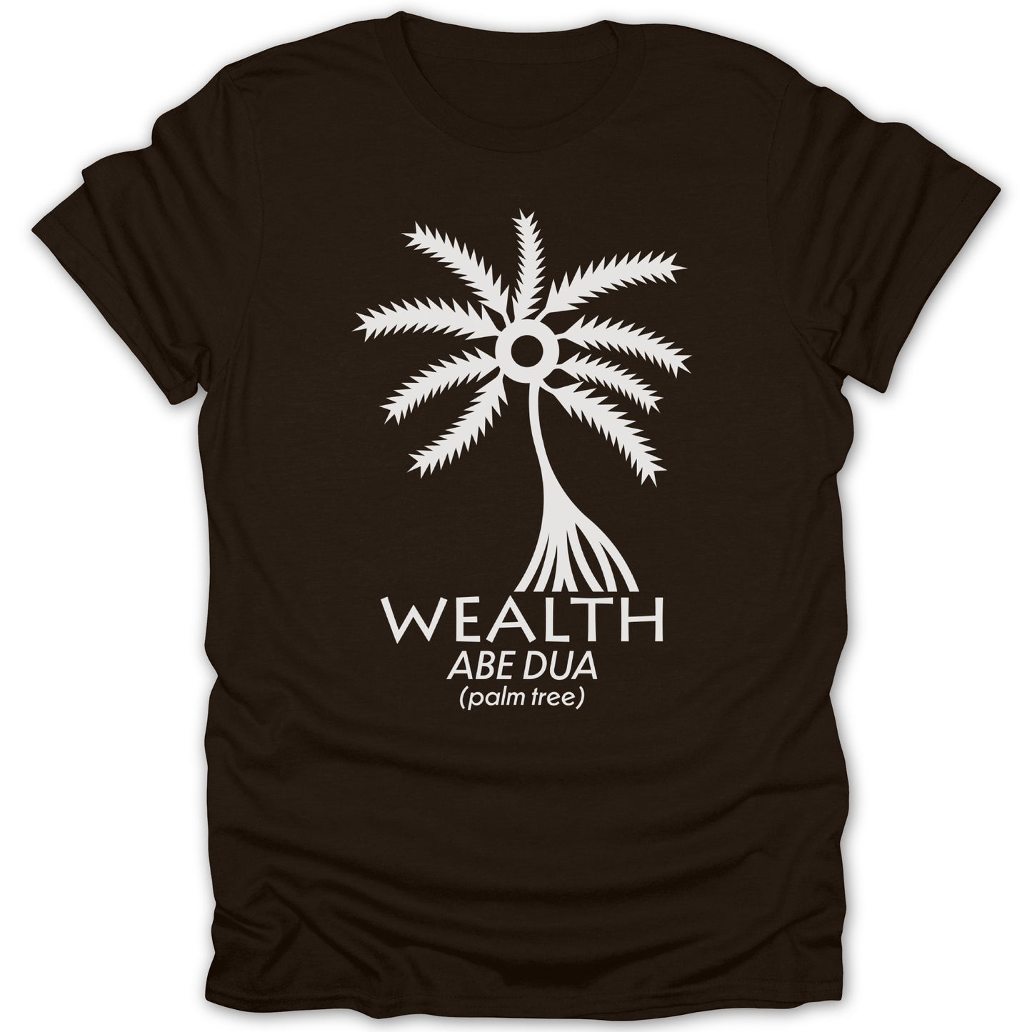 Wealth Abe Dua Palm Tree Design T-Shirt for Sale