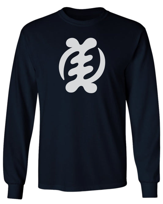 Adinkra Gye Nyame God Long Sleeve Tee - Zion Threadz
