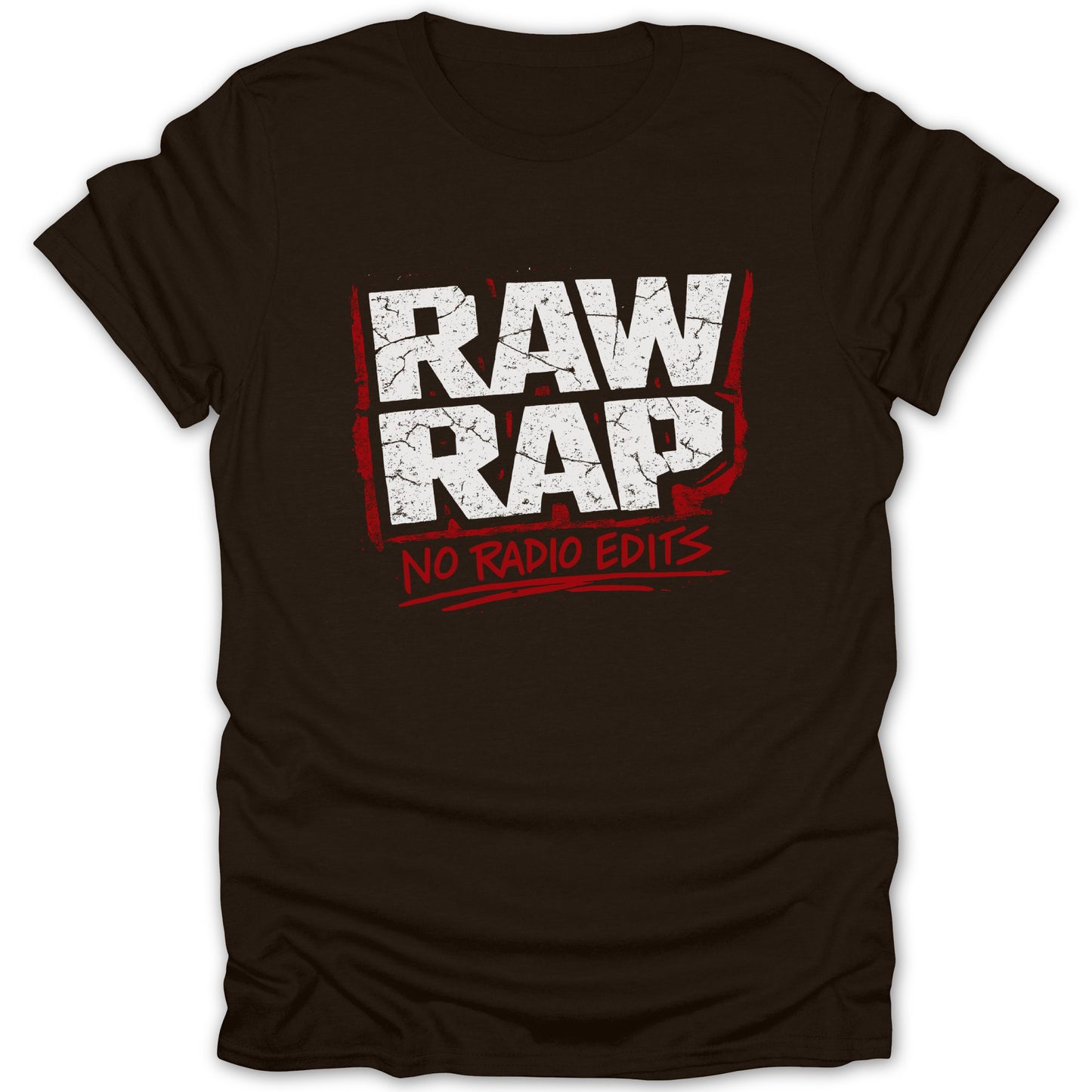 Raw Rap No Radio Edits Graphic T-shirt