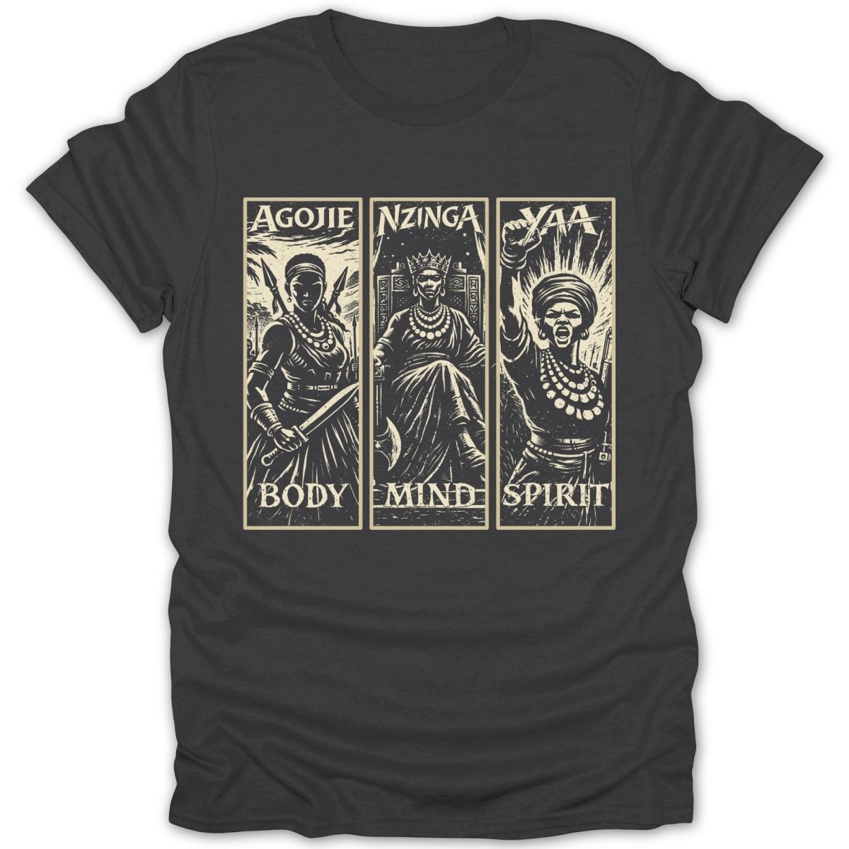 Agojie Nzinga Yaa Legacy Tee - Zion Threadz
