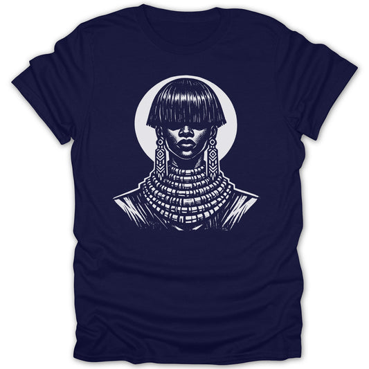 Bold African Woman Statement Jewelry Circle product type