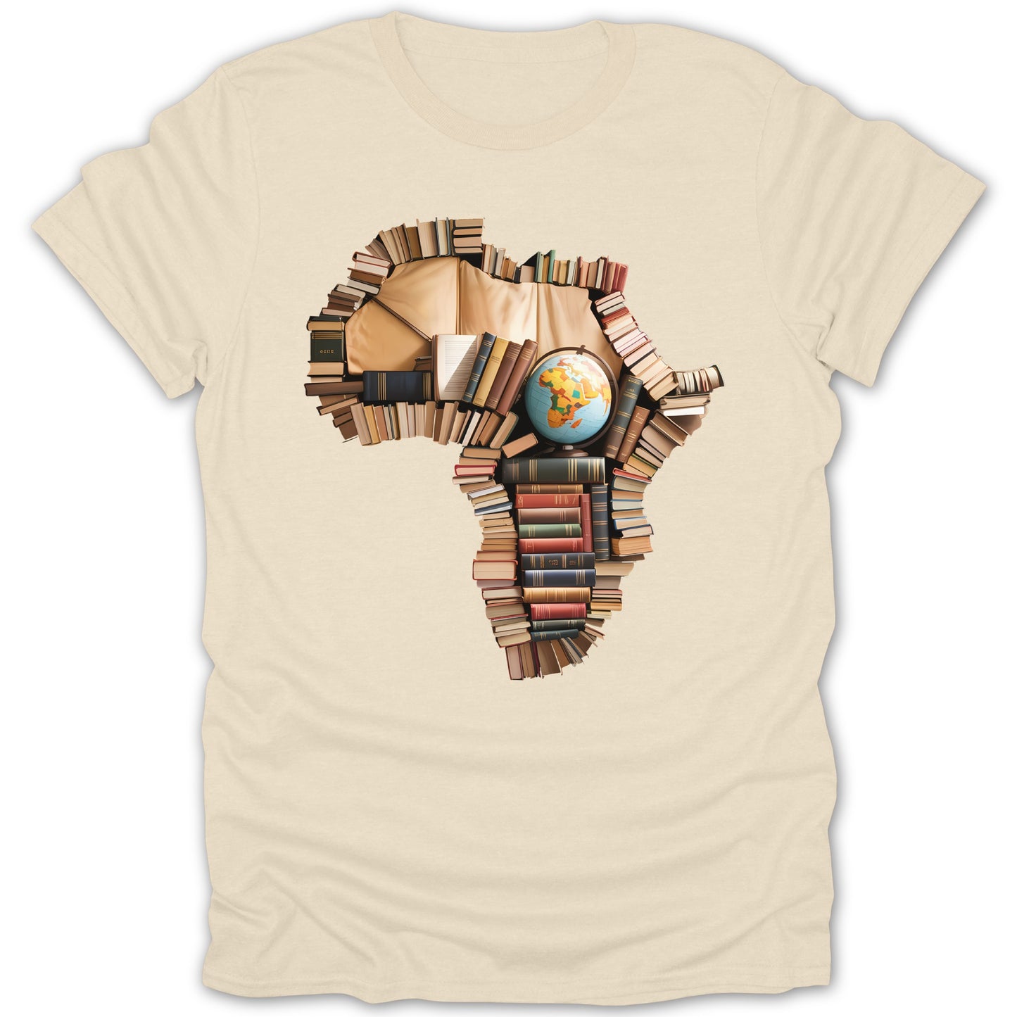 Africa Continent Bookshelf Design T-Shirt product