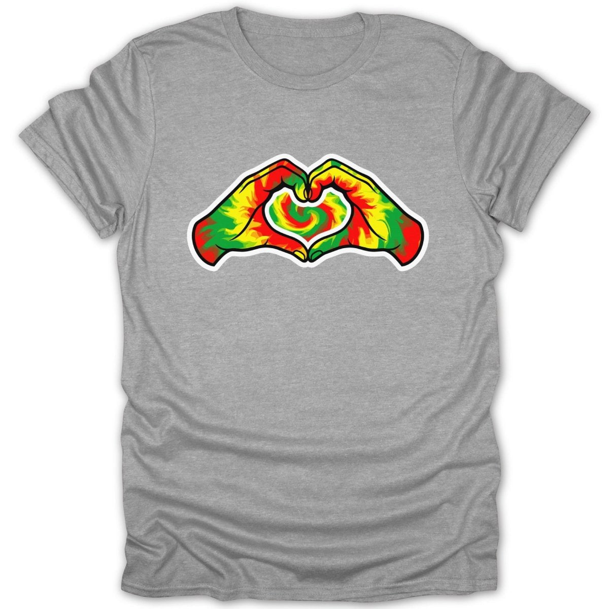 Hands Heart Rasta Tee - Zion Threadz