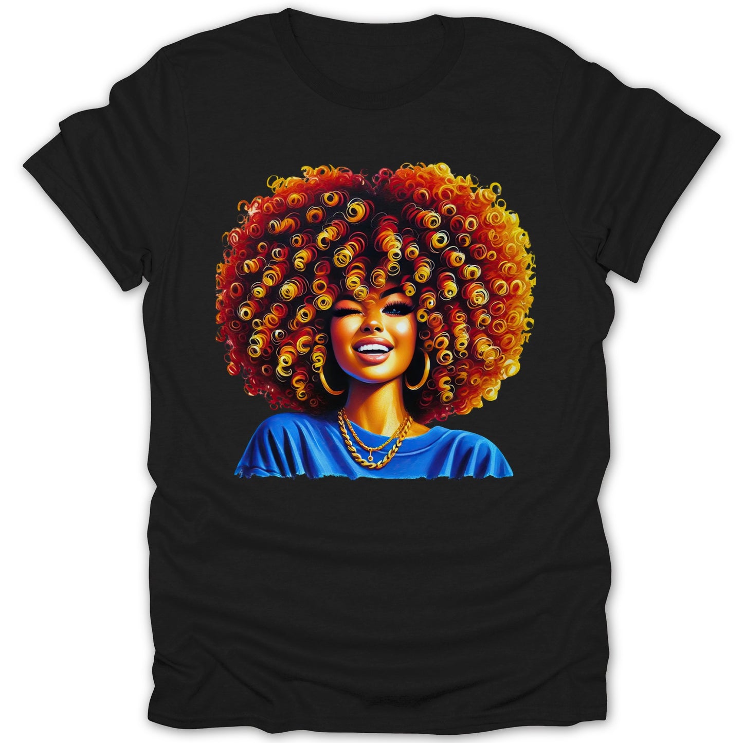 Vibrant Afrofuturism Art Design T-Shirt product type