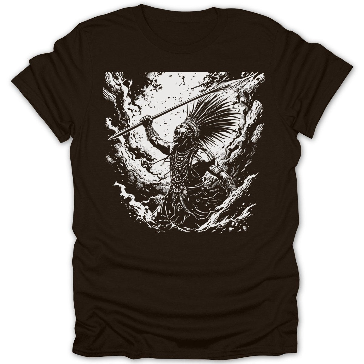 Warrior with Spear Tee - Zion Threadz