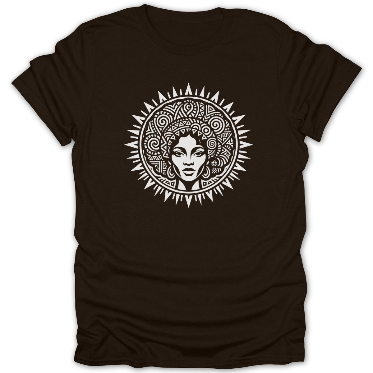 Radiant African Woman Sunburst Tee - Zion Threadz