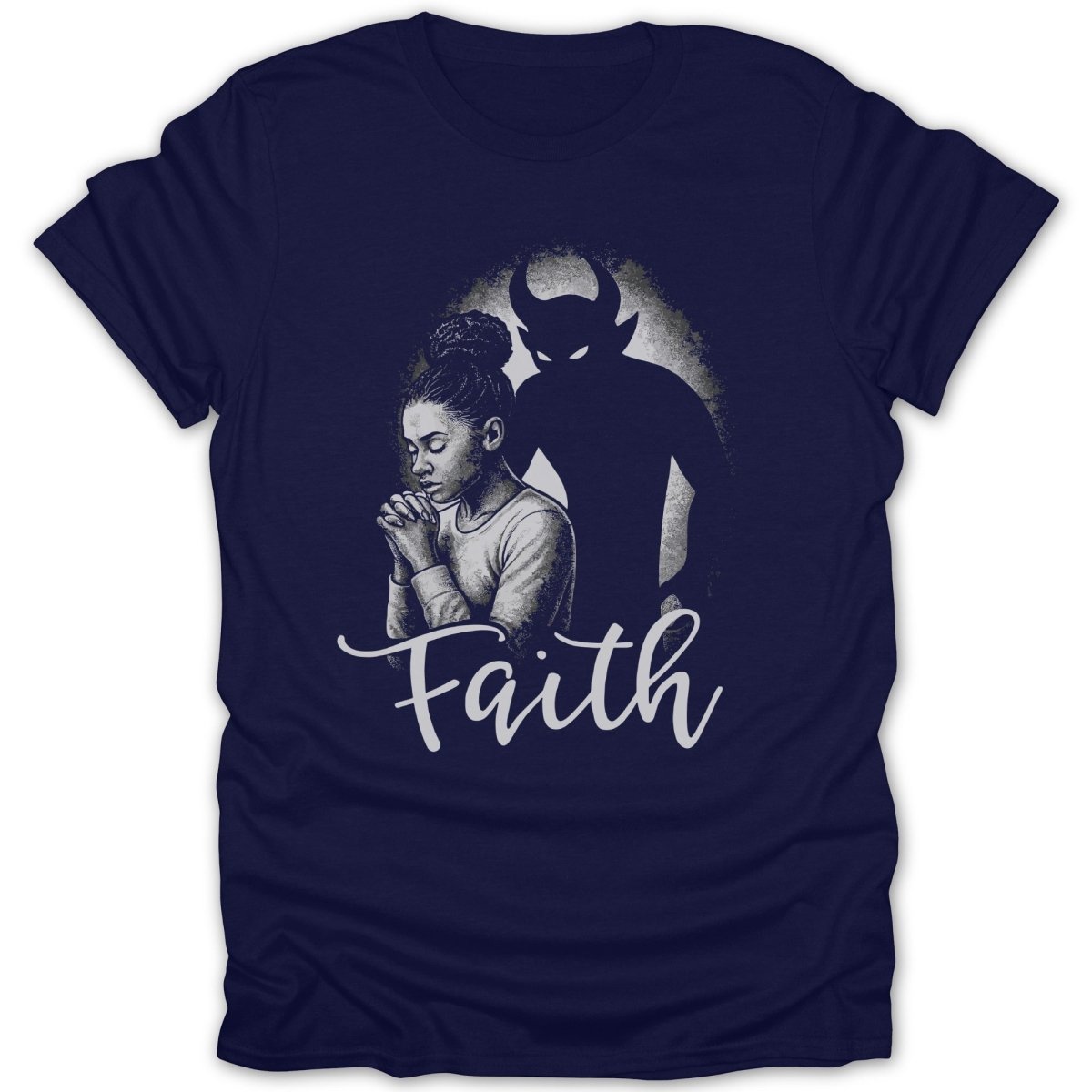 Faith Over Demons Tee - Zion Threadz