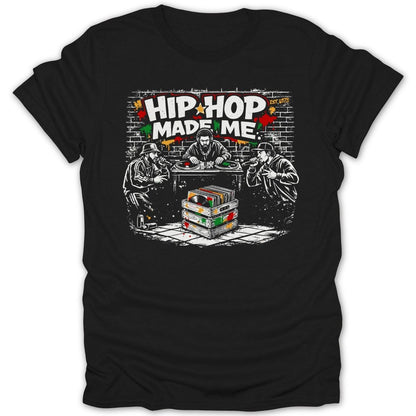 Hip Hop Made Me MC Battle Tee - Zion Threadz