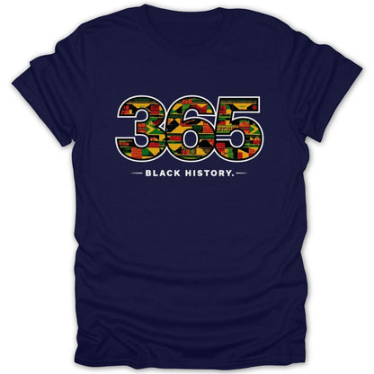 365 Black History Kente Pattern Tee - Zion Threadz