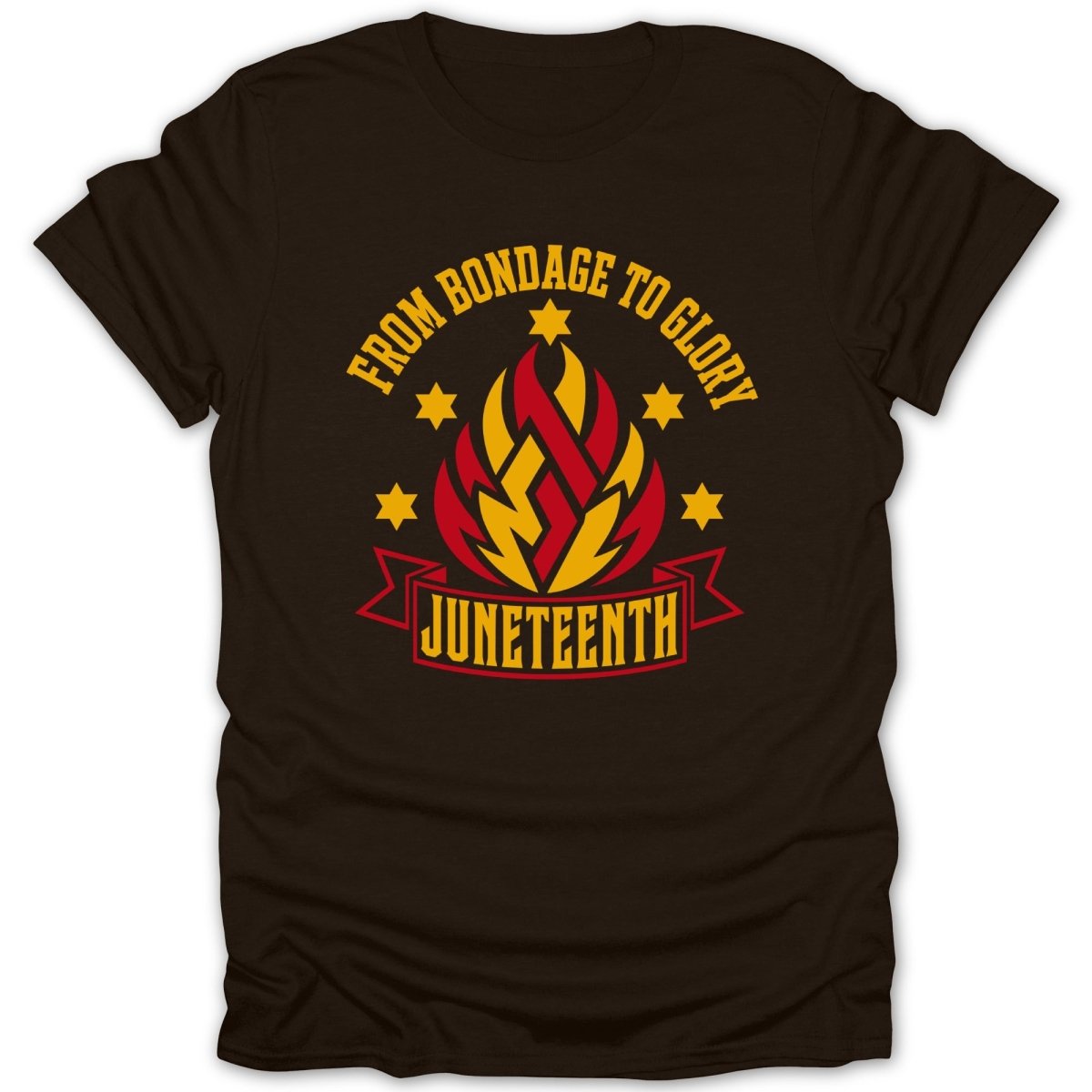 Juneteenth Glory Flame Tee - Zion Threadz