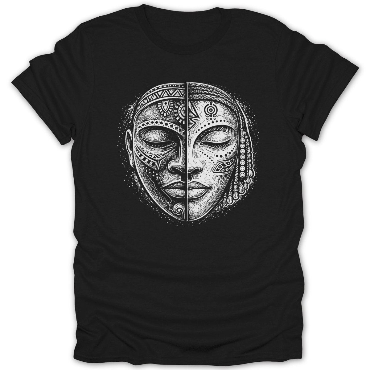 Dual Spirit Mask Tee - Zion Threadz