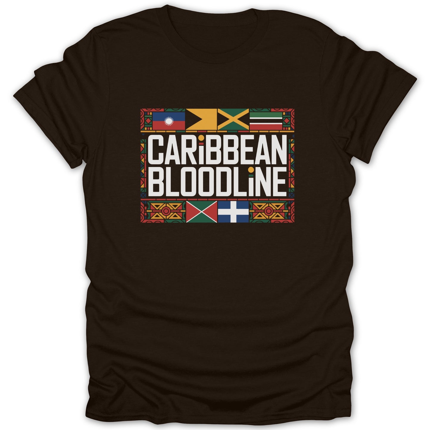 Caribbean Bloodline Graphic Tee Shirt Design