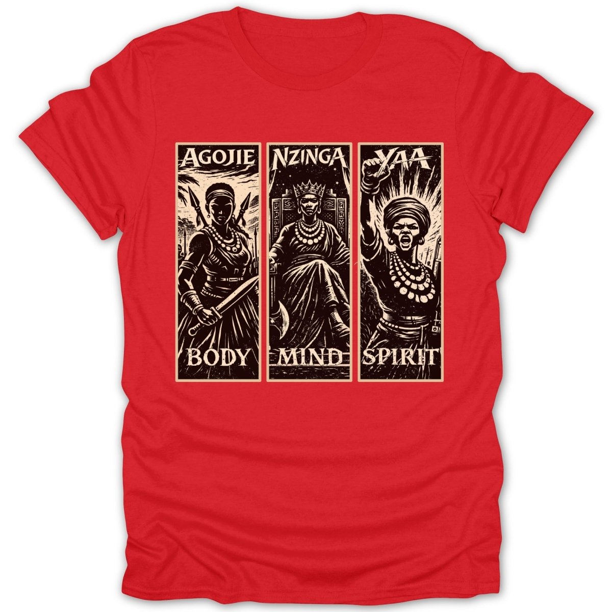 Agojie Nzinga Yaa Legacy Tee - Zion Threadz