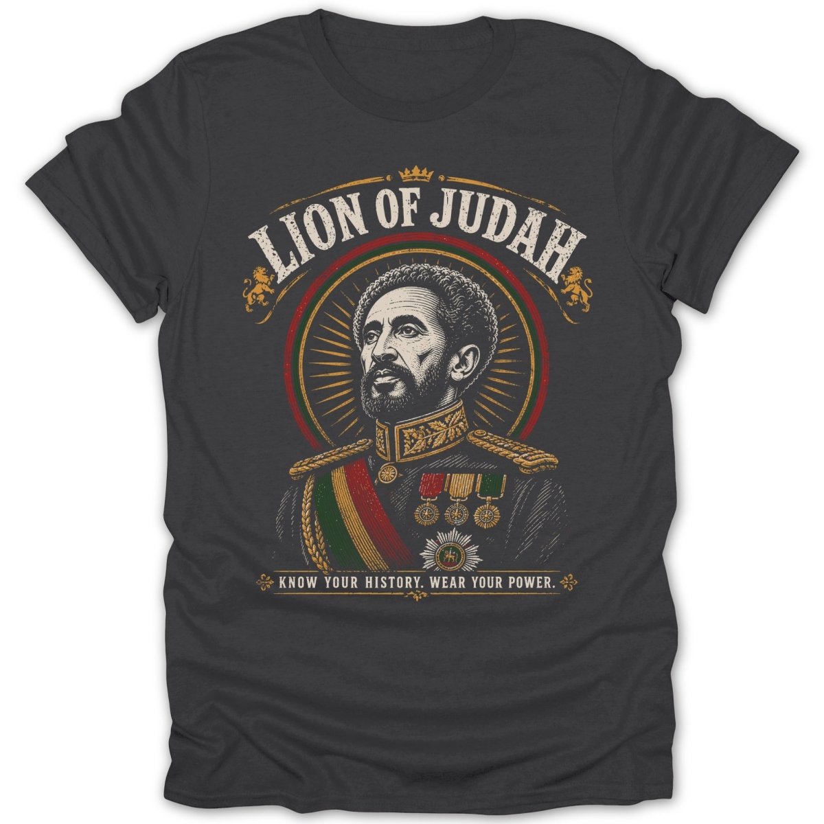 Haile Selassie Lion of Judah Tee - Zion Threadz