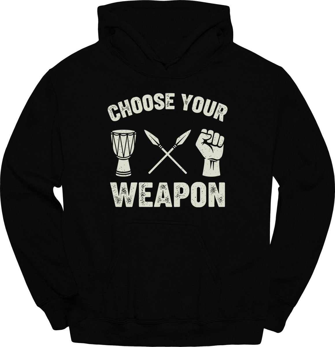 Choose Your Weapon Hoodie - Zion Threadz