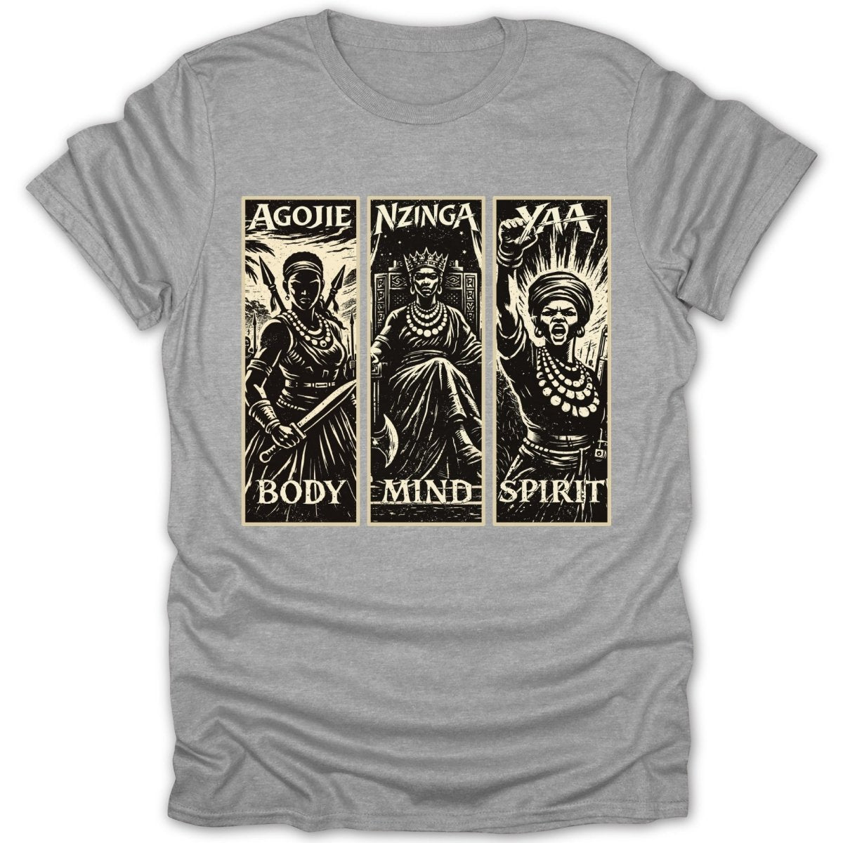 Agojie Nzinga Yaa Legacy Tee - Zion Threadz