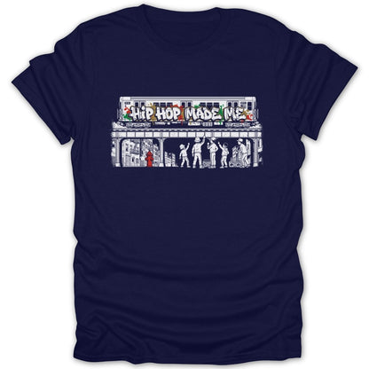 Hip Hop Made Me Graffiti Train Tee - Zion Threadz