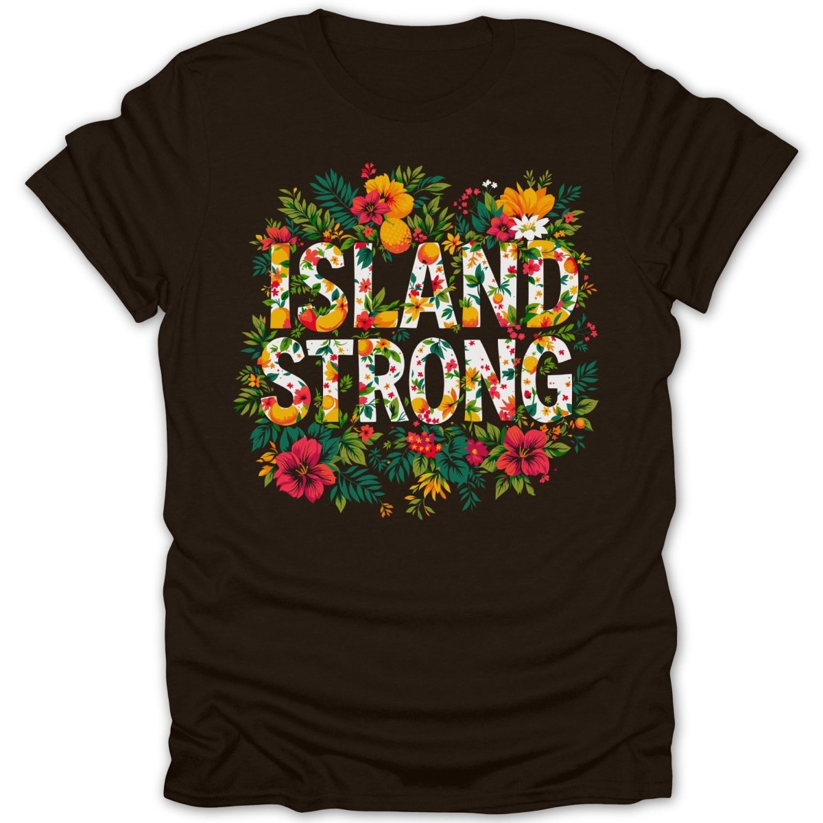 Floral Island Strong Tee - Zion Threadz