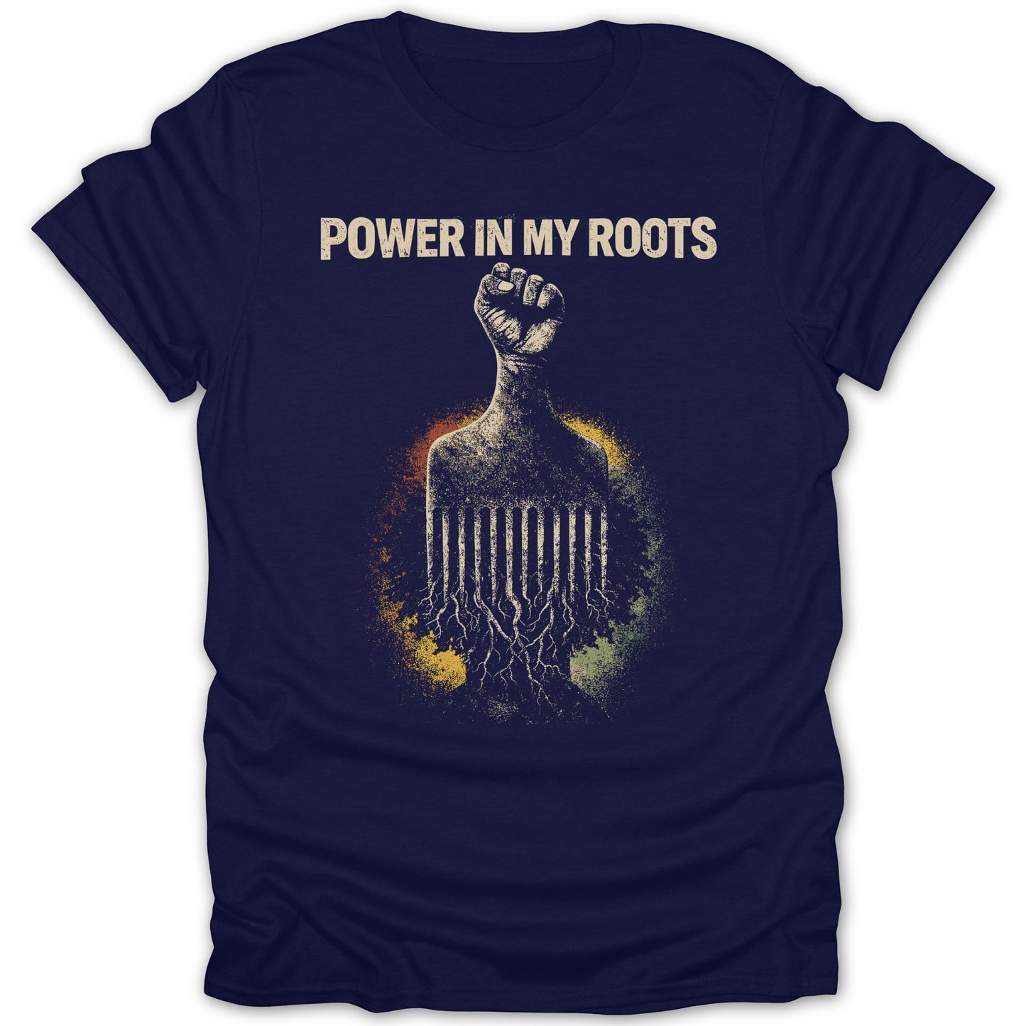 Power in My Roots Inspirational Graphic T-shirt