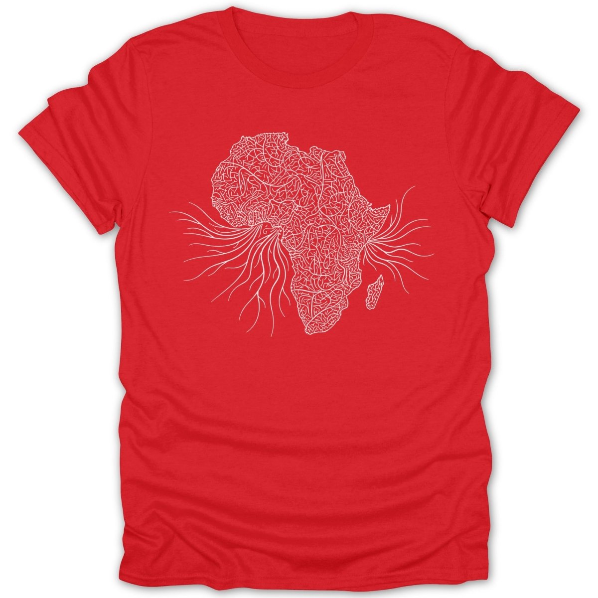 Africa Roots Map Tee - Zion Threadz