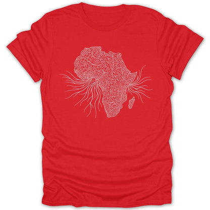 Africa Roots Map Tee - Zion Threadz