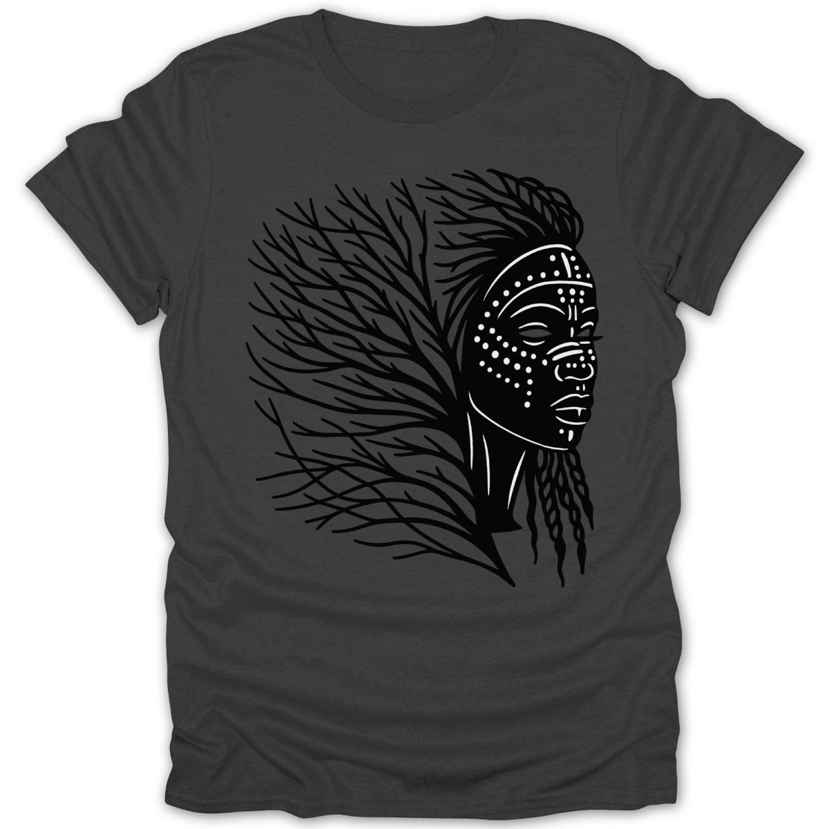 Abstract Tribal Woman Tree Tee - Zion Threadz