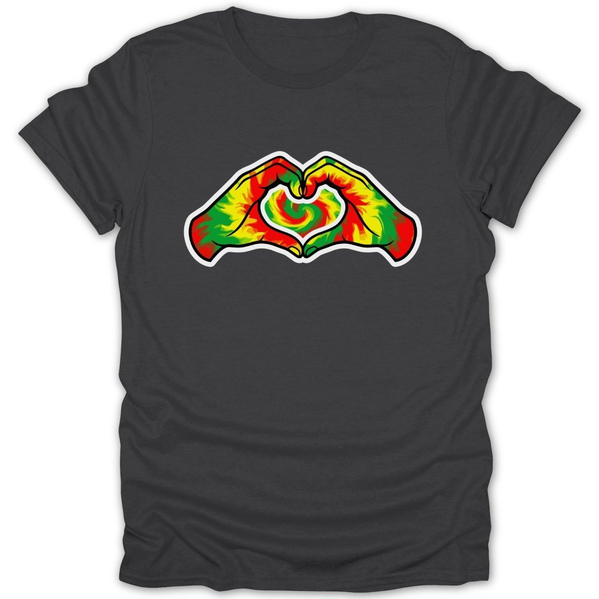 Hands Heart Rasta Tee - Zion Threadz
