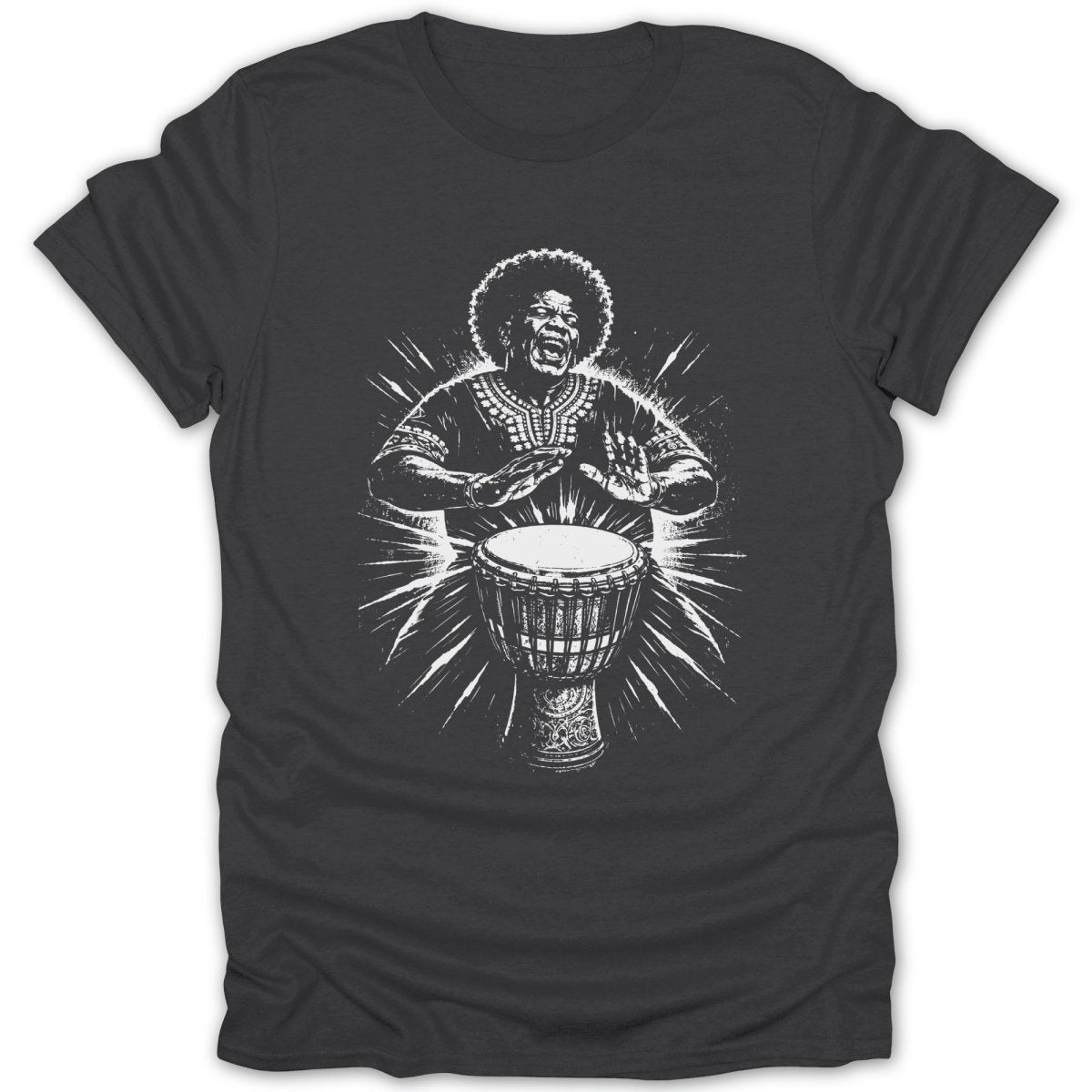 Rhythmic Resonance Drummer Tee - Zion Threadz