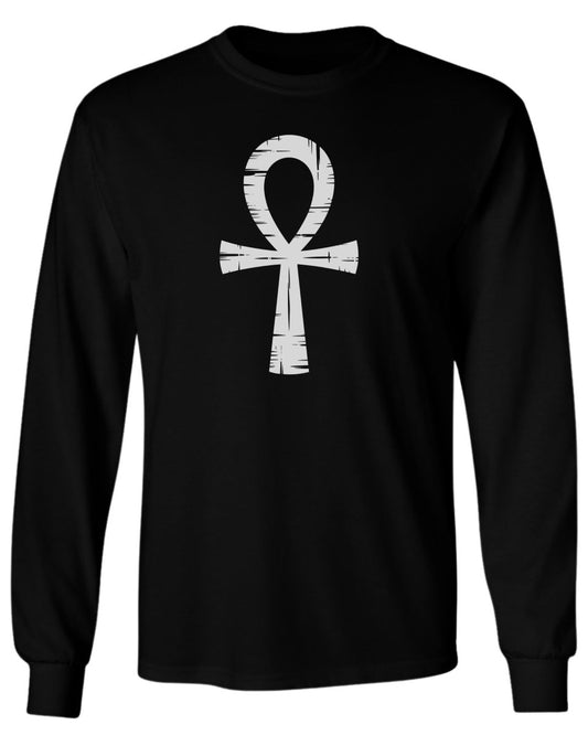 Ankh Symbol Long Sleeve Tee - Zion Threadz