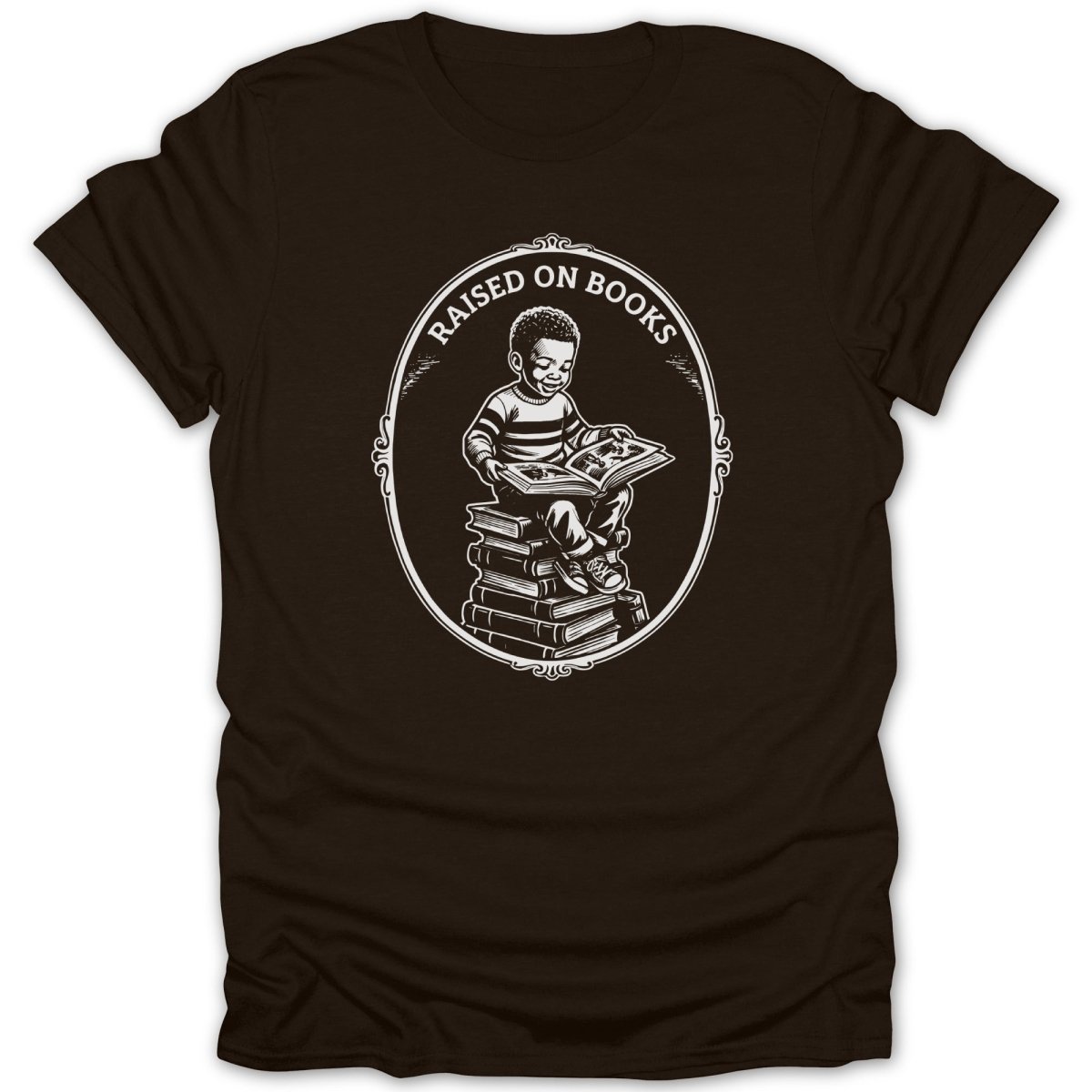 Black Boy Raised On Books Tee - Zion Threadz