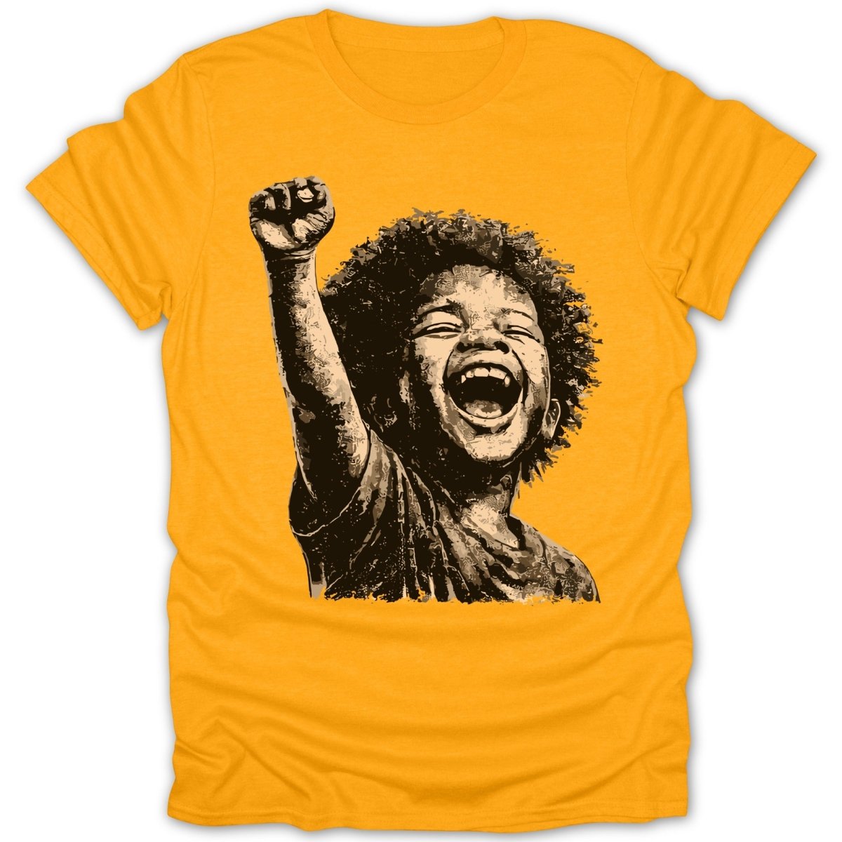 Black Boy Joy Raised Fist Tee - Zion Threadz