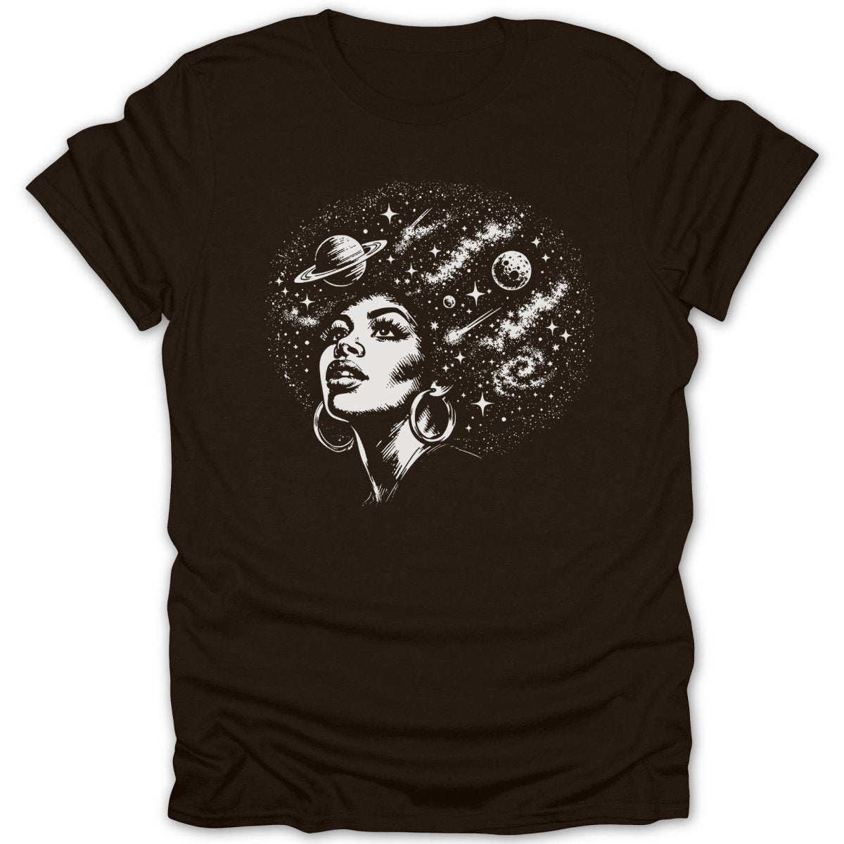 Afro Girl Celestial Dreamer Tee - Zion Threadz