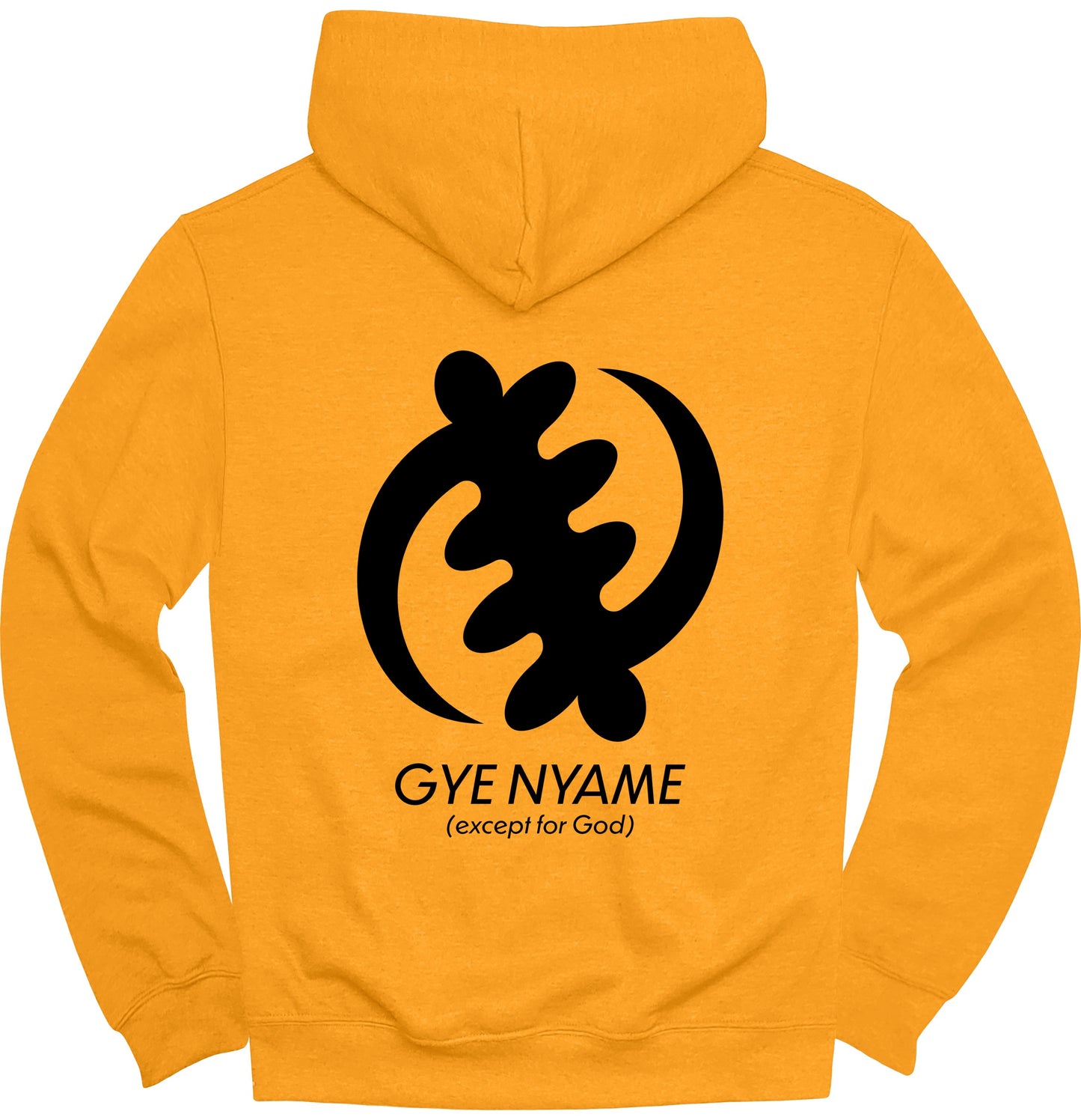 Gye Nyame Adinkra Reverse Design Hoodie