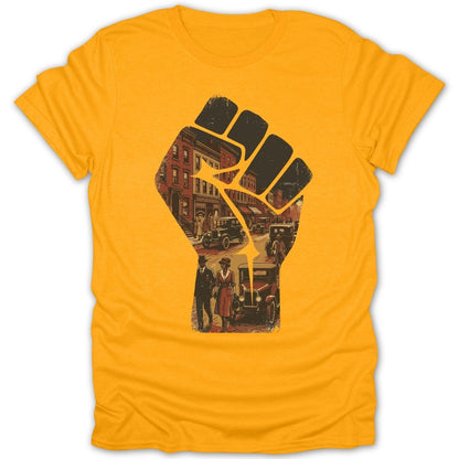 Retro Fist 1900's Tee - Zion Threadz