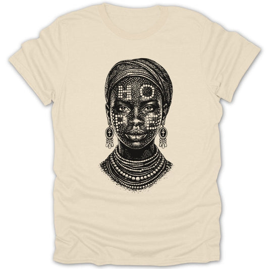 Tribal Woman HOPE Dot Paint Tee - Zion Threadz