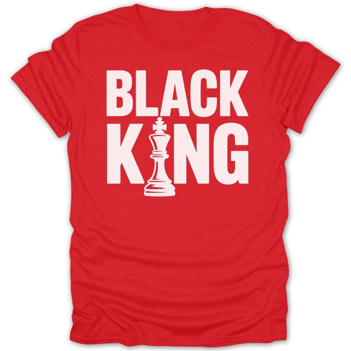 Black King Chess Piece Tee - Zion Threadz