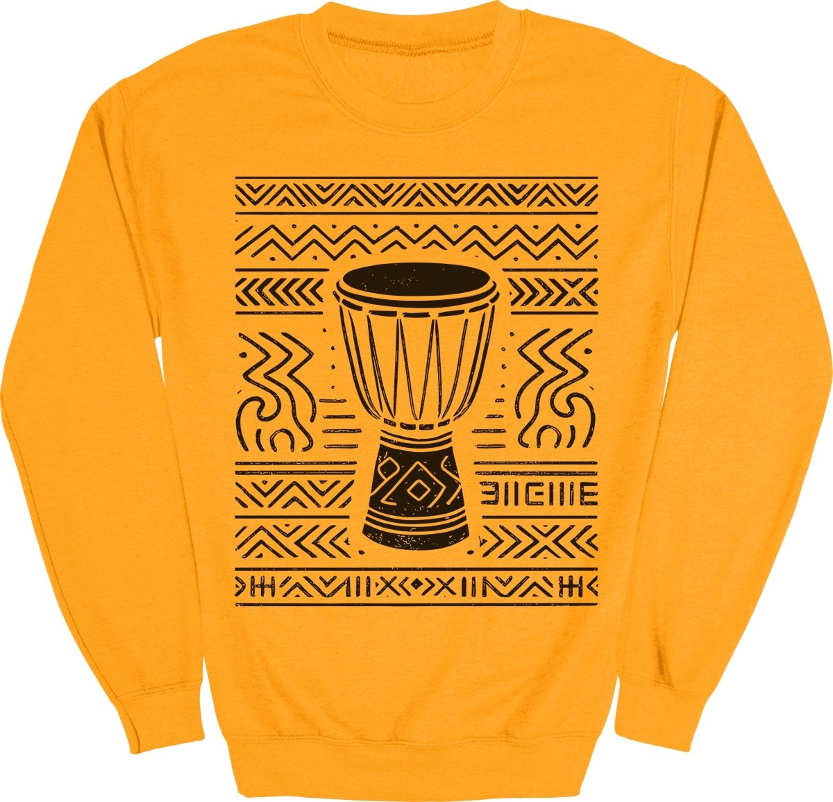 Tribal Drum Pattern Sweatshirt - Zion Threadz