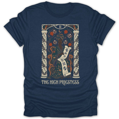High Priestess Color Tarot Tee - Zion Threadz