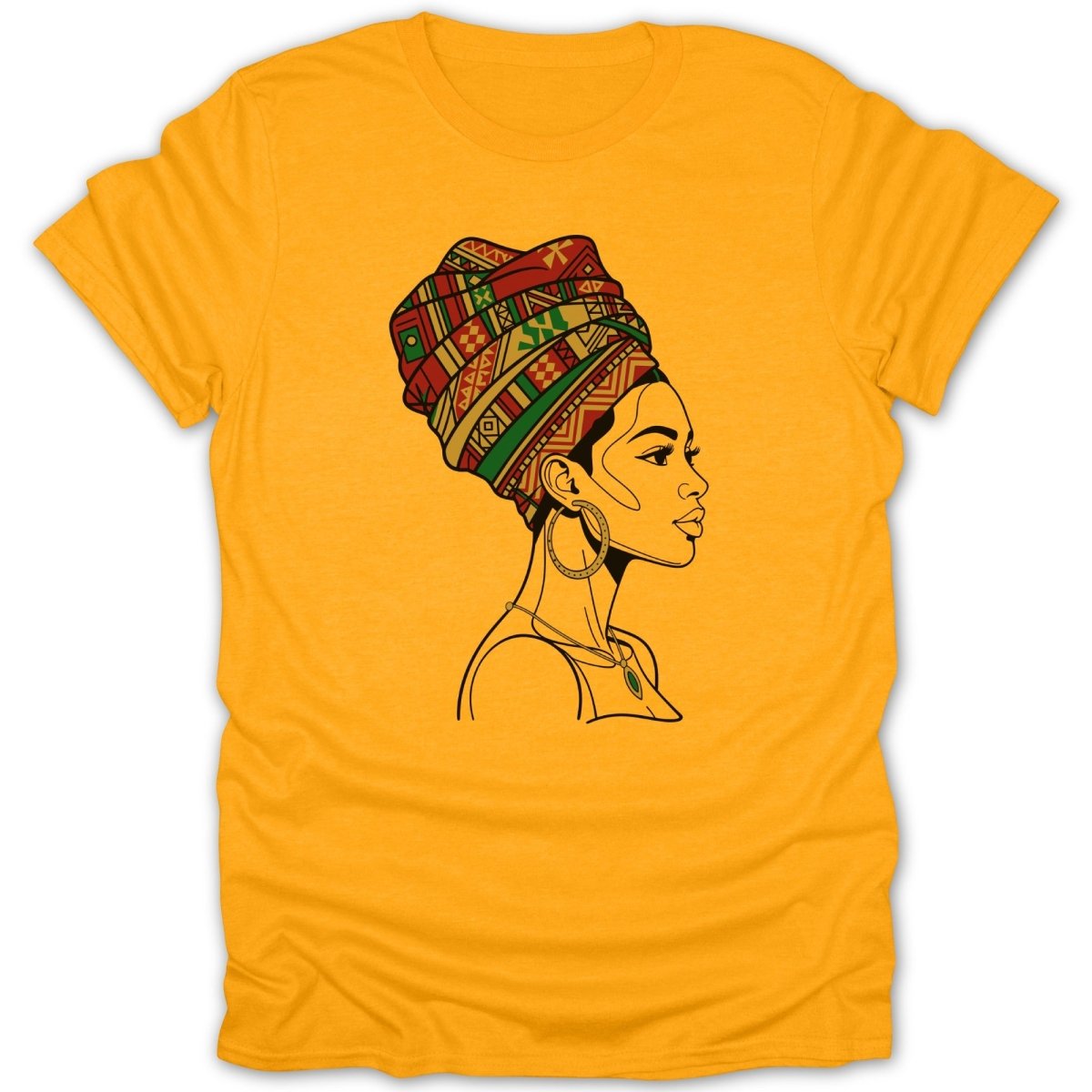 Regal Headwrap Portrait Tee - Zion Threadz