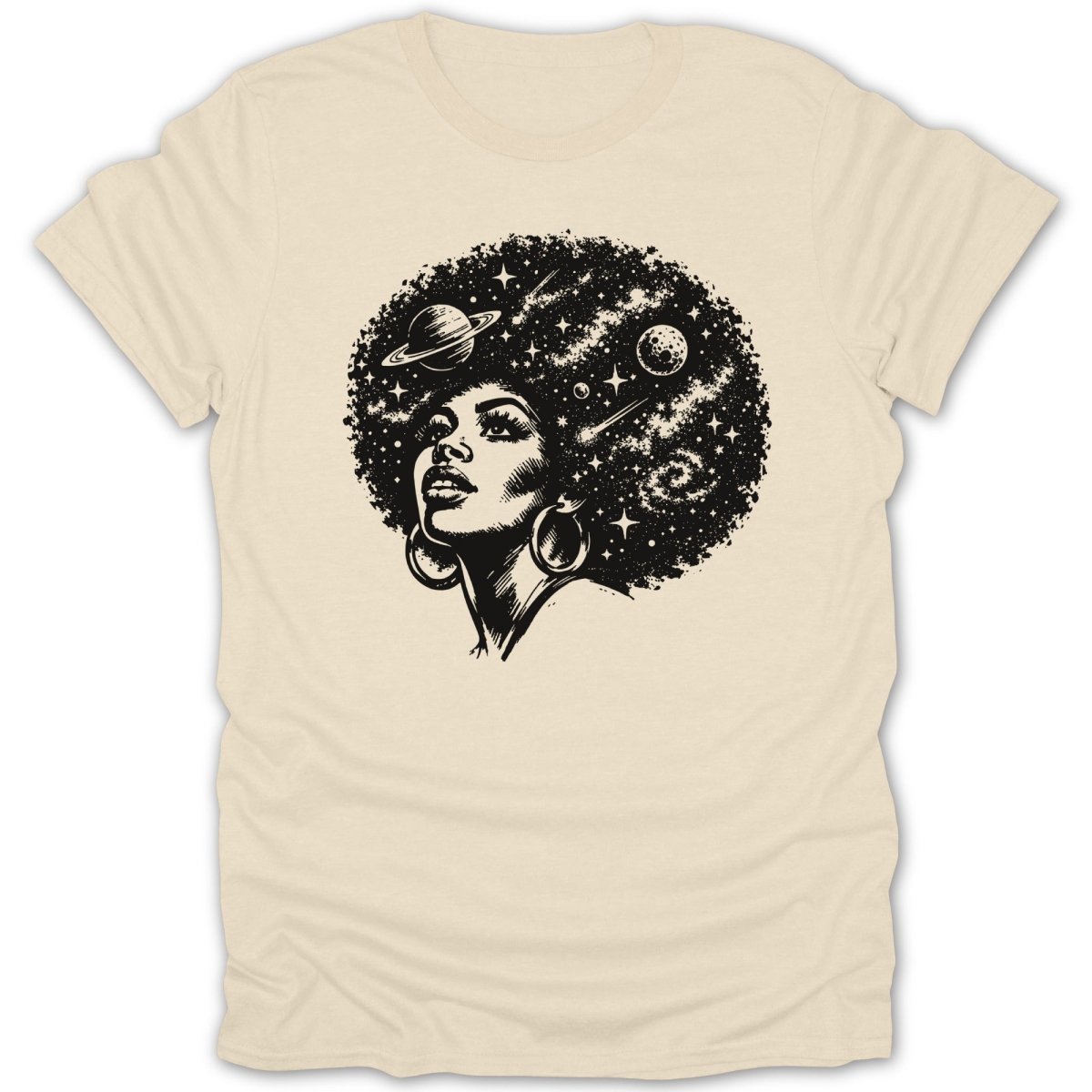 Afro Girl Celestial Dreamer Tee - Zion Threadz