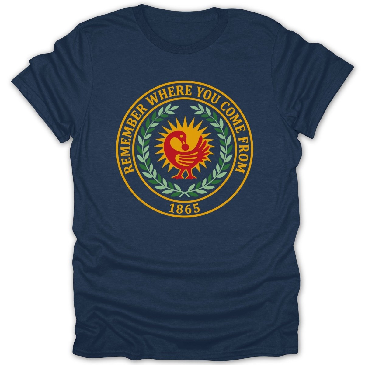 Juneteenth Sankofa Heritage Emblem Tee - Zion Threadz