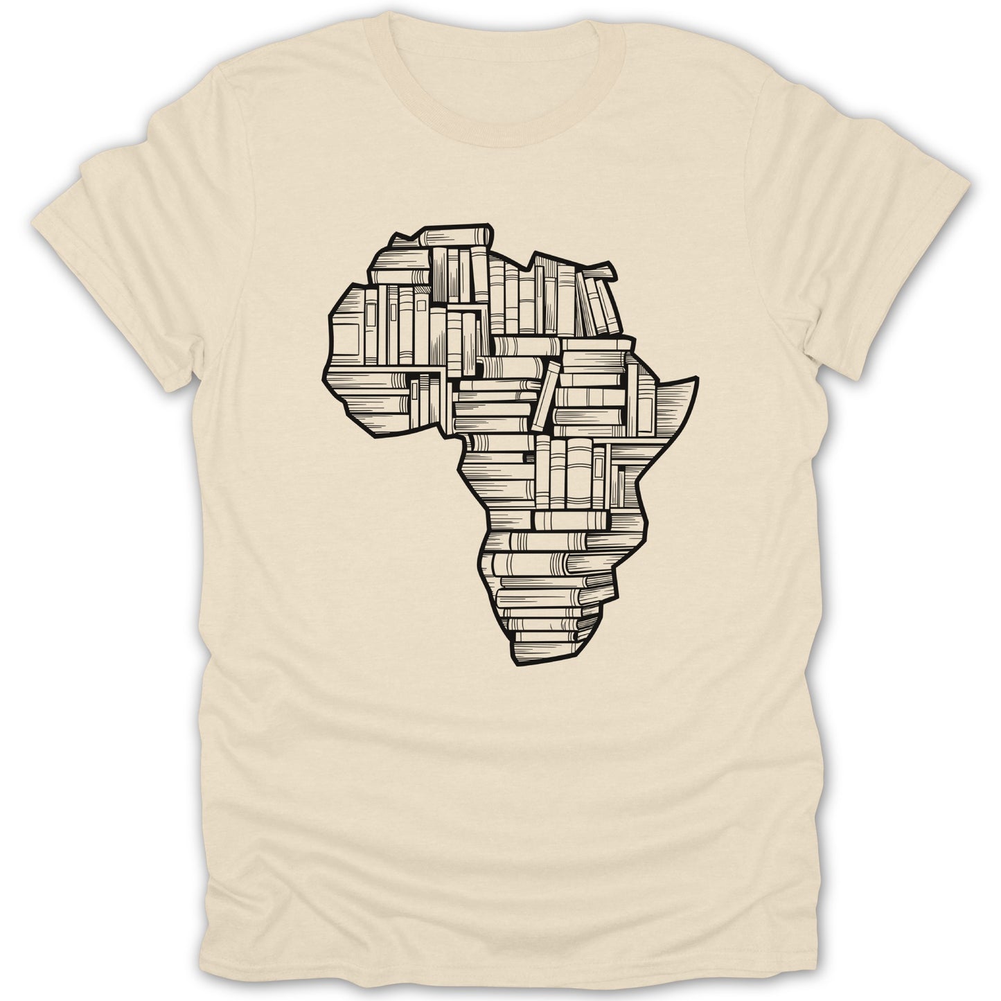 Africa Continent with Book Design Graphic T-Shirt product