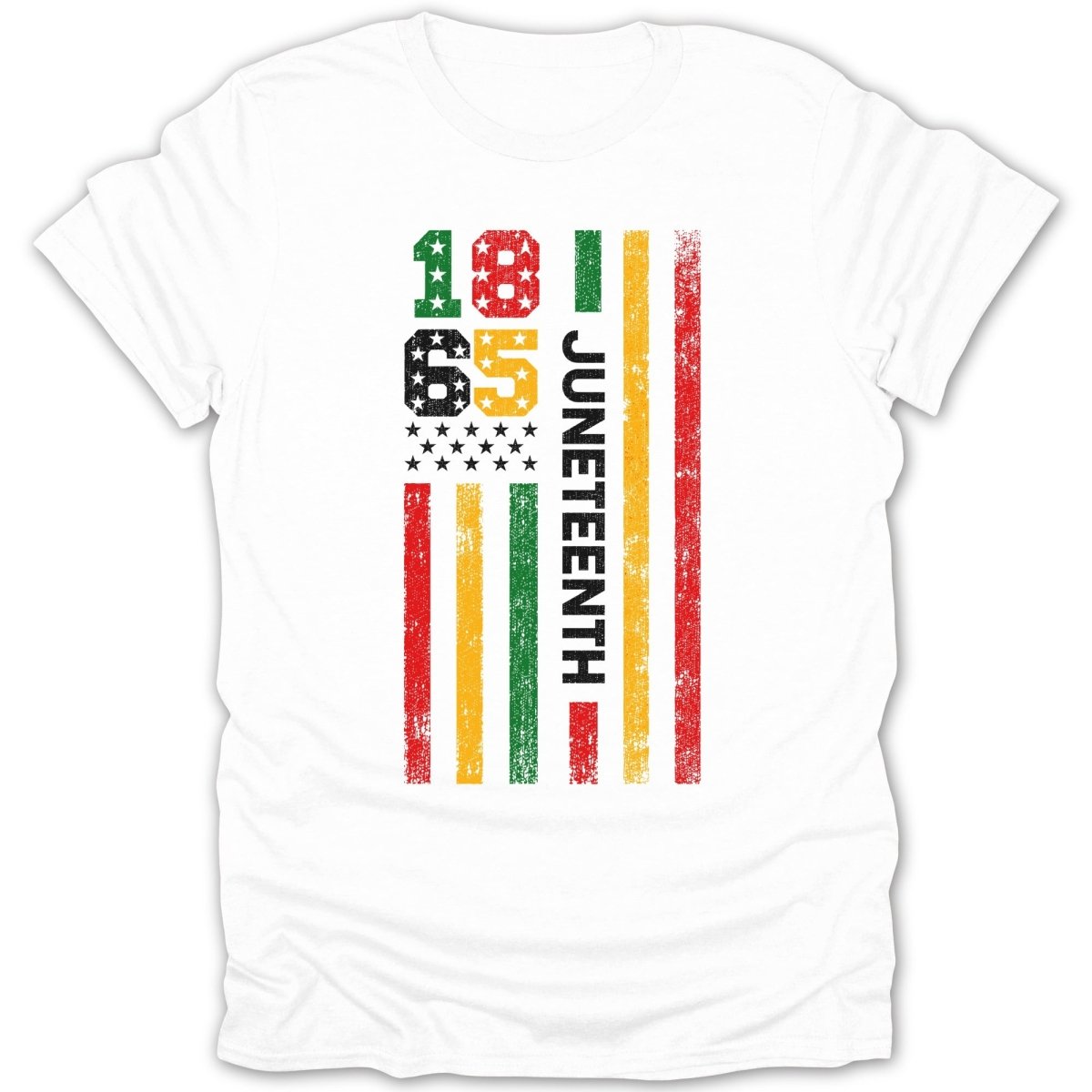 Juneteenth 1865 Heritage Flag Tee - Zion Threadz