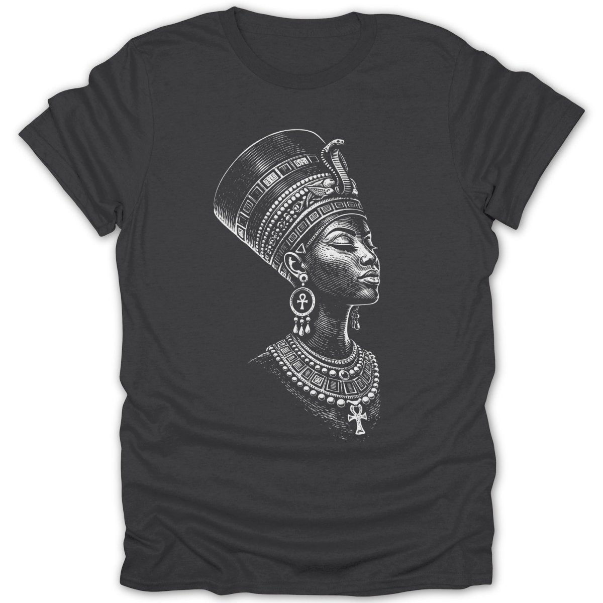 Nefertiti Empress Engraving Tee - Zion Threadz