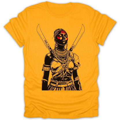 Dahomey Agojie Warrior Battle Ready Tee - Zion Threadz