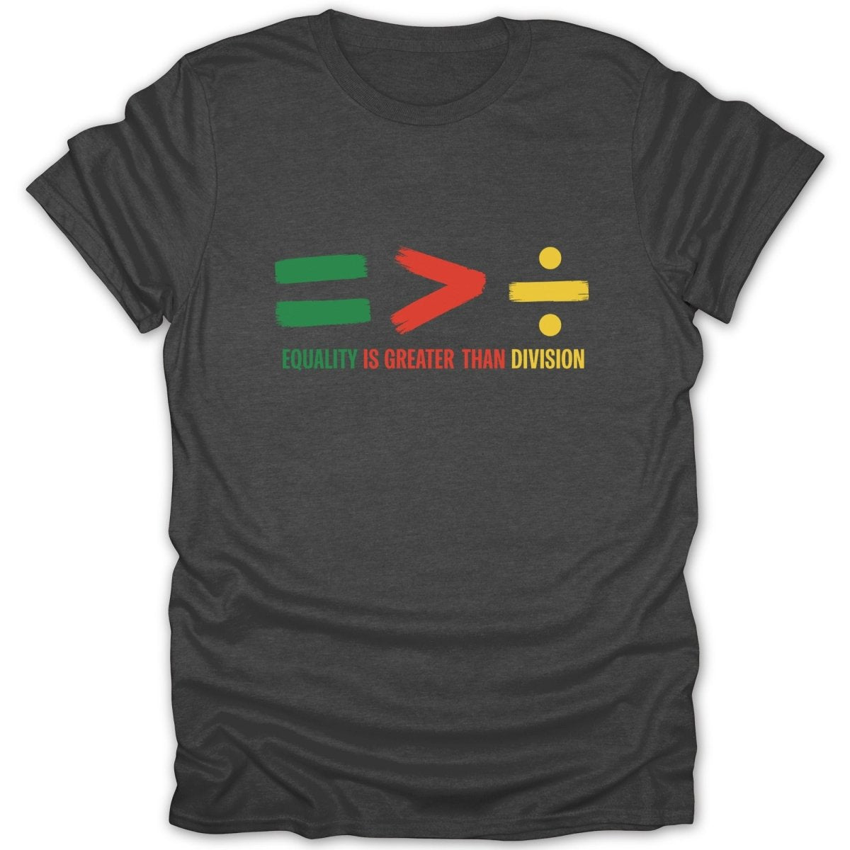 Equality Greater Than Division C Tee - Zion Threadz