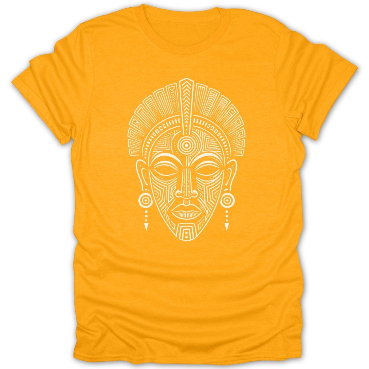 Ancient Spirit Wood Pattern Mask Tee - Zion Threadz
