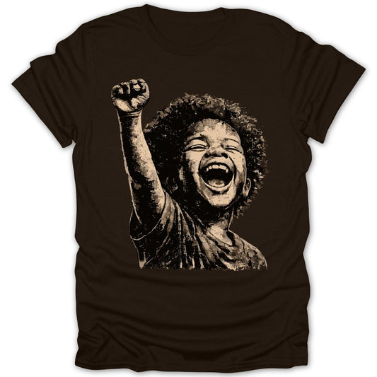 Black Boy Joy Raised Fist Tee - Zion Threadz